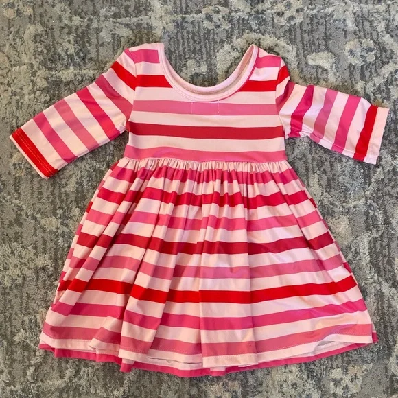 Mila & Rose 2T Girl Valentine’s Day All You Need Is Love Twirl Dress - Picture 8 of 16